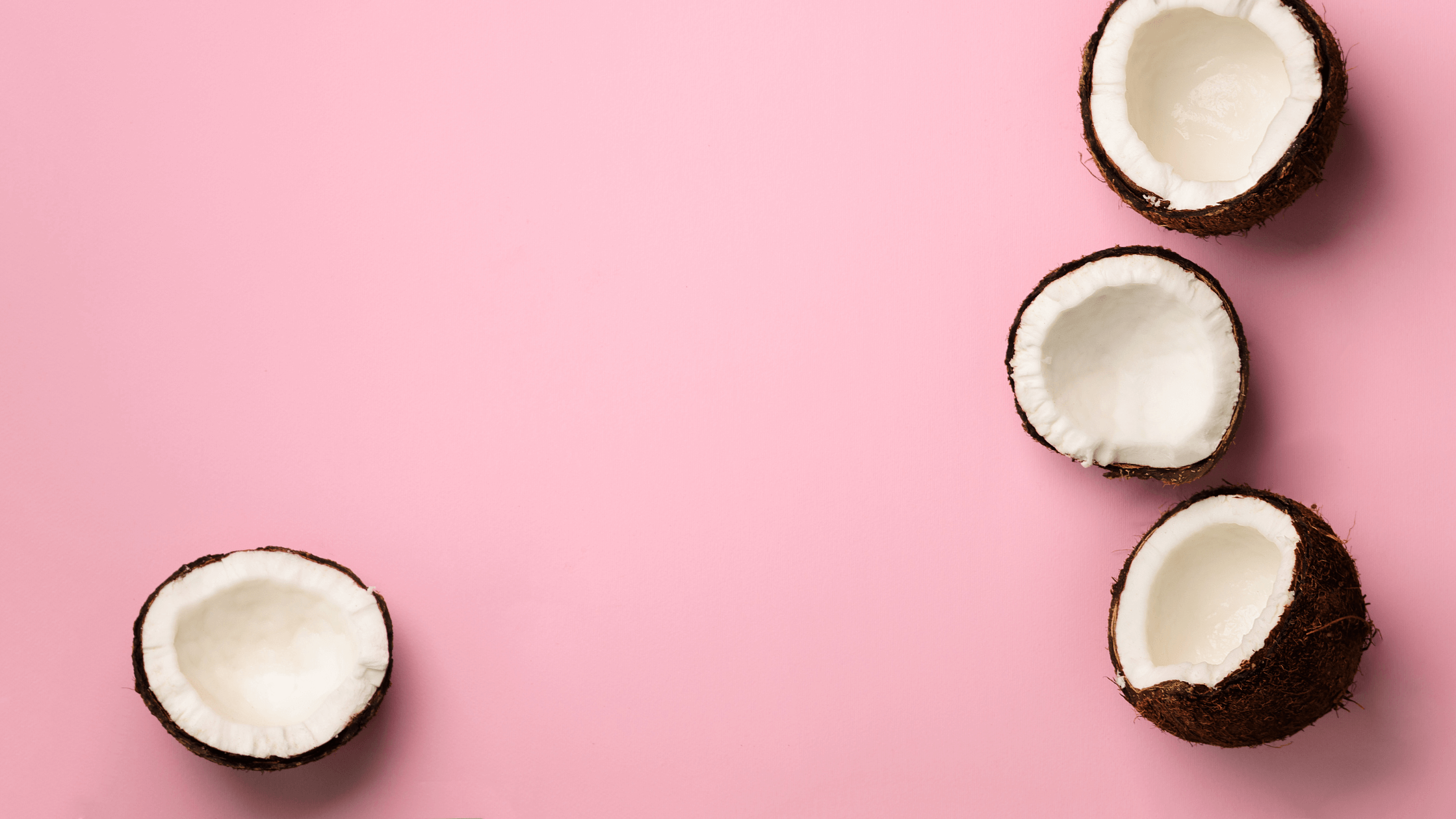 Pink Banner With Coconuts